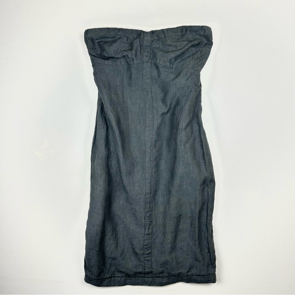 Island Company Gray Strapless Dress